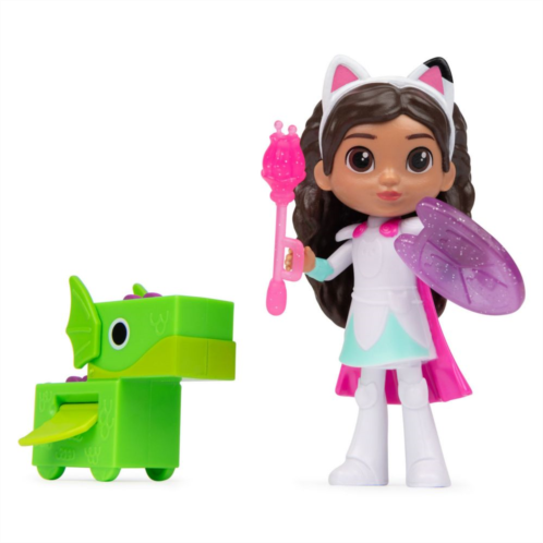 Gabbys Dollhouse Knight Gabby Toy Figure Set with Surprise Toy & Mini Dragon Pal