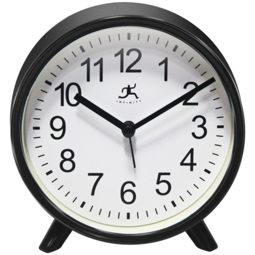 Infinity Instruments 5.75-in. Round Alarm Clock