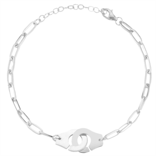 Sunkissed Sterling Handcuff Anklet