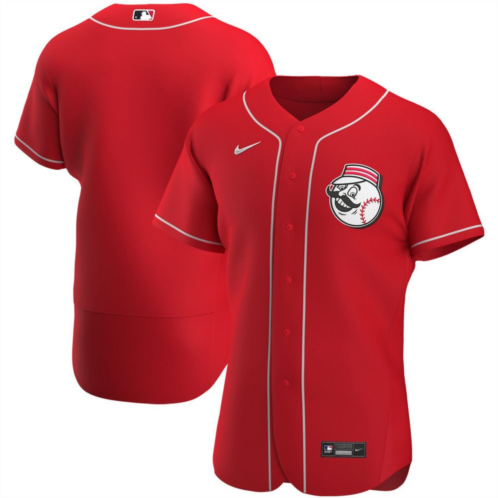 Mens Nike Scarlet Cincinnati Reds Alternate Authentic Team Logo Jersey