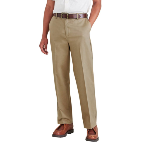 Mens Dockers Signature Iron Free Stain Defender Relaxed-Fit Khaki Pants