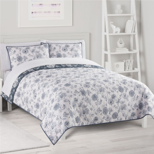 The Big One Eliana Floral Reversible Quilt Set
