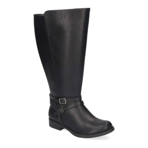 Easy Street Bay Plus Plus by Easy Street Womens Wide Athletic Calf Tall Boots