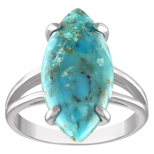 Designs by Gioelli Sterling Silver Copper Turquoise Ring