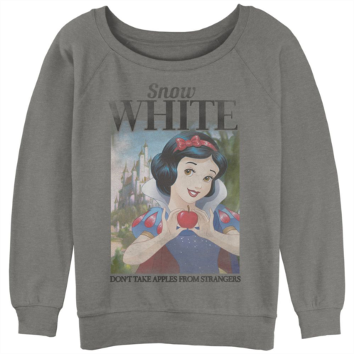 Disneys Snow White and the Seven Dwarfs Juniors Dont Take Strangers Apples Slouchy Graphic Sweatshirt