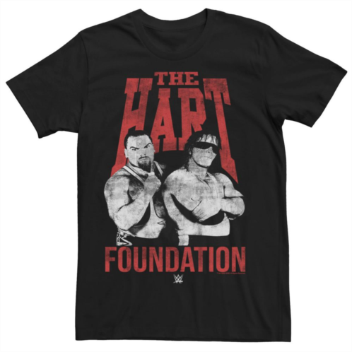 Licensed Character Big & Tall WWE The Hart Foundation Graphic Tee