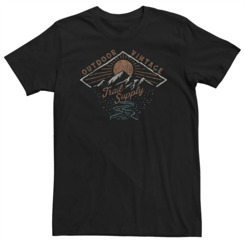 Unbranded Big & Tall Lake & Mountains Graphic Tee
