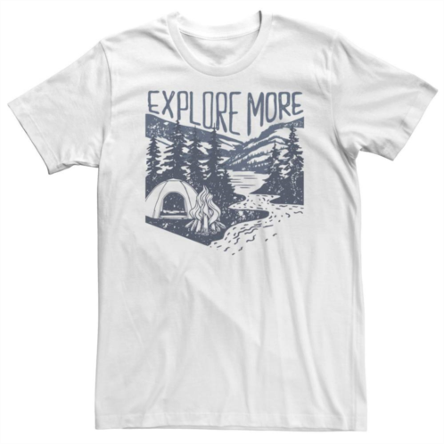 Unbranded Big & Tall Explore More In The Wild Graphic Tee