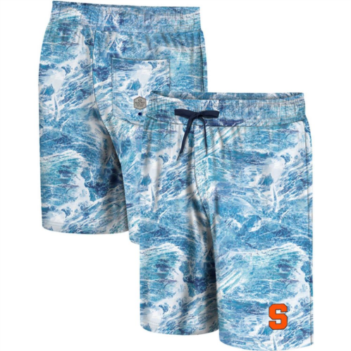 Mens Colosseum Blue Syracuse Orange Realtree Aspect Ohana Swim Shorts