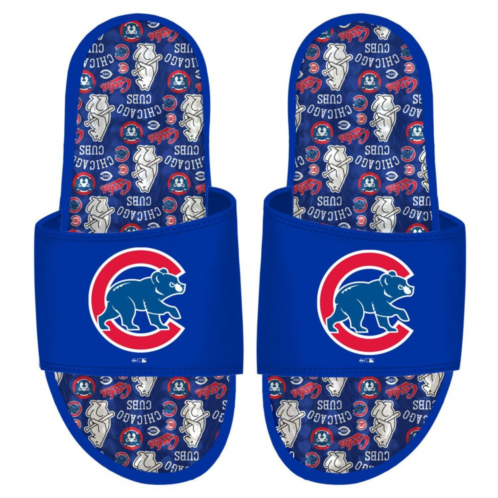 Unbranded ISlide Chicago Cubs Team Pattern Gel Slide Sandals