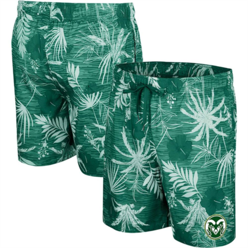 Mens Colosseum Green Colorado State Rams What Else is New Swim Shorts