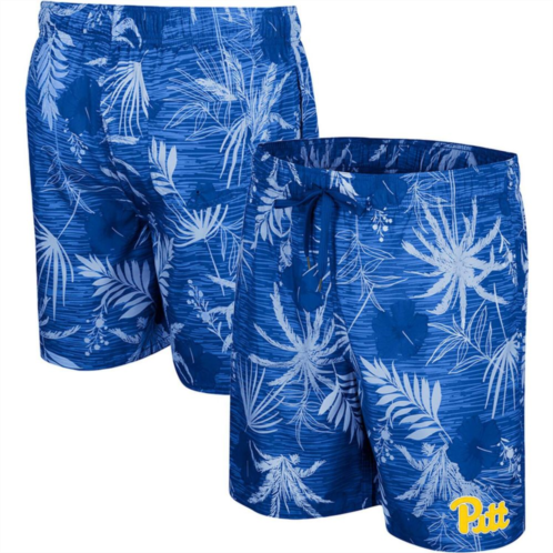 Mens Colosseum Royal Pitt Panthers What Else is New Swim Shorts