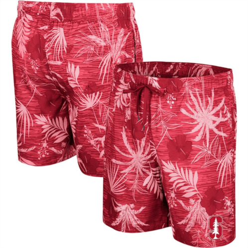Mens Colosseum Cardinal Stanford Cardinal What Else is New Swim Shorts