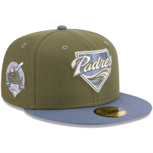 Mens New Era Olive/Blue San Diego Padres 59FIFTY Fitted Hat