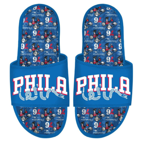 ISlide Philadelphia 76ers Team Pattern Gel Slide Sandals