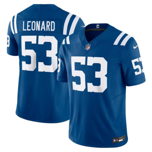 Mens Nike Shaquille Leonard Royal Indianapolis Colts Vapor F.U.S.E. Limited Jersey