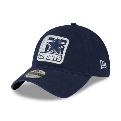Mens New Era Navy Dallas Cowboys Logo Mix 9TWENTY Adjustable Hat