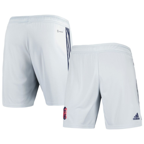 Mens adidas Gray St. Louis City SC 2023 Away AEROREADY Authentic Shorts