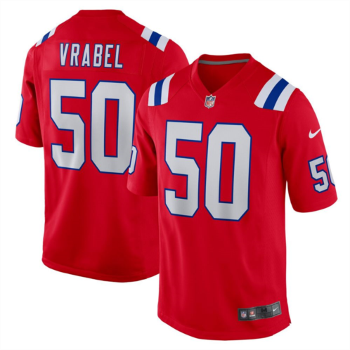 Mens Nike Mike Vrabel Red New England Patriots Retired Player Alternate Game Jersey