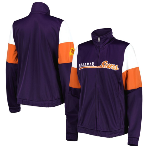 Womens G-III 4Her by Carl Banks Purple Phoenix Suns Change Up Full-Zip Track Jacket