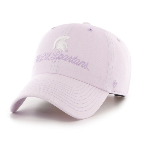 Unbranded Womens 47 Purple Michigan State Spartans Haze Clean Up Adjustable Hat
