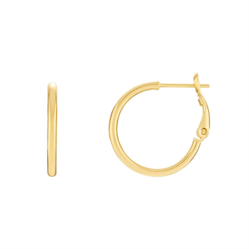 PRIMROSE 24k Gold Plated Hoop Earrings