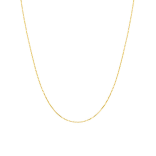 PRIMROSE 24k Gold Plated Box Chain Necklace