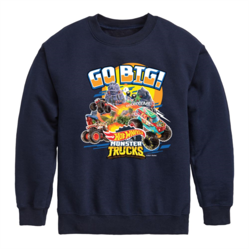 Licensed Character Boys 8-20 Hot Wheels Monster Trucks Graphic Sweatshirt