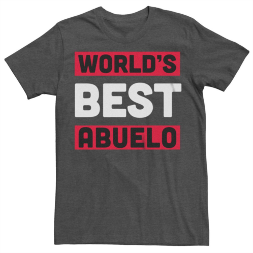 Licensed Character Mens Worlds Best Abuelo Graphic Tee