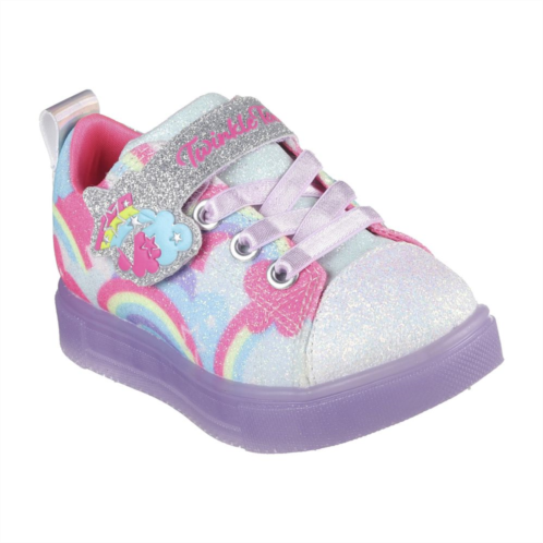 Skechers Twinkle Toes: Twinkle Sparks Ice 2.0 Shimmering Sky Toddler Girls Light-Up Shoes