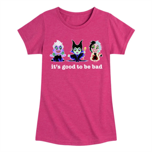 Disney Villains Girls 7-16 Its Good To Be Bad Graphic Tee