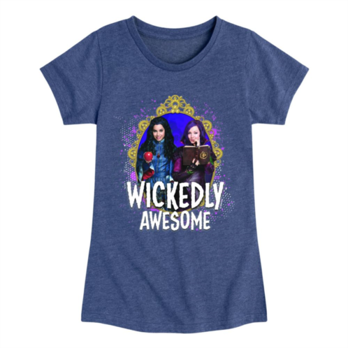 Disneys Descendants Mal & Evie Girls 7-16 Wickedly Awesome Graphic Tee