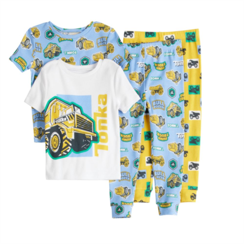 Licensed Character Toddler Boy Tonka Construction Truck & Bulldozer Tops & Bottoms Pajama Set
