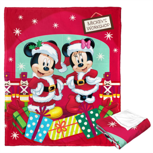 Licensed Character Disneys Mickey Mouse Mickeys Workshop Silk Touch Throw Blanket