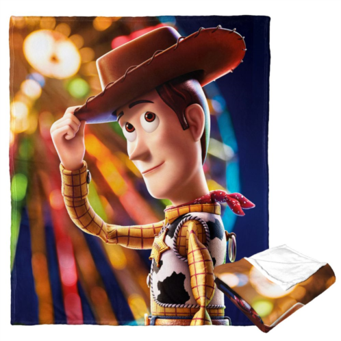 Licensed Character Disney / Pixars Toy Story Woody Bright Silk Touch Throw Blanket