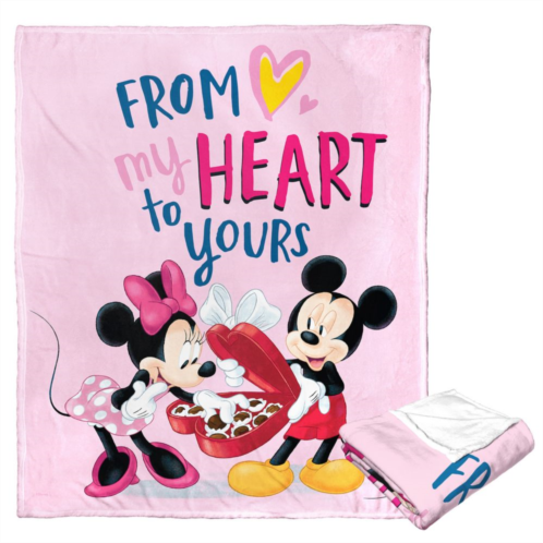 Licensed Character Disneys Mickey Mouse My Heart to Yours Throw Blanket