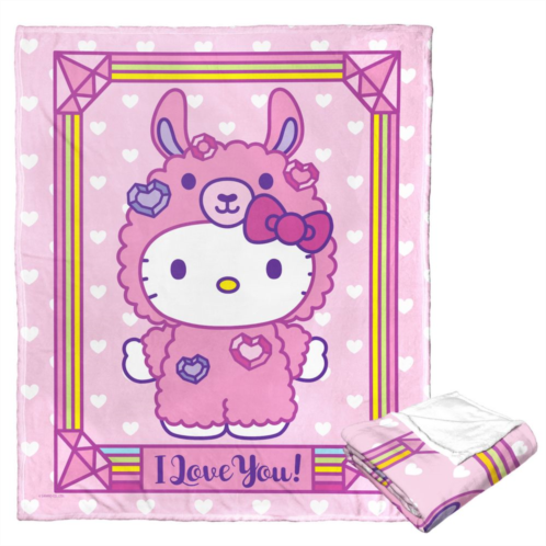 Licensed Character Hello Kitty I Love You Throw Blanket