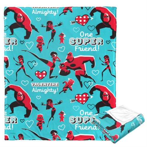 Licensed Character Disney / Pixar The Incredibles Super Valentine Silk Touch Throw Blanket