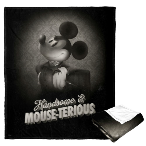 Licensed Character Disneys Mickey Mouse Mouseterious Silk Touch Throw Blanket