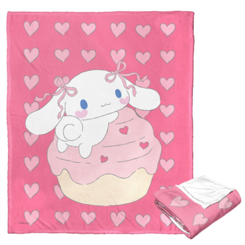 Licensed Character Sanrio Cinnamoroll Cupcake Climb Silky Touch Throw Blanket