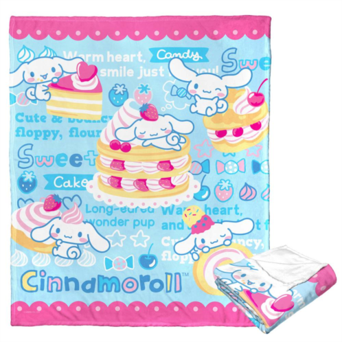 Licensed Character Sanrio Cinnamoroll Cakes & Candy Silky Touch Throw Blanket