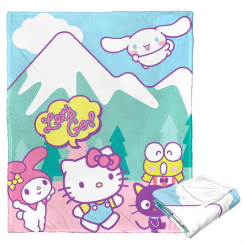 Licensed Character Sanrio Hello Kitty & Friends Mountain Adventure Silky Touch Throw Blanket