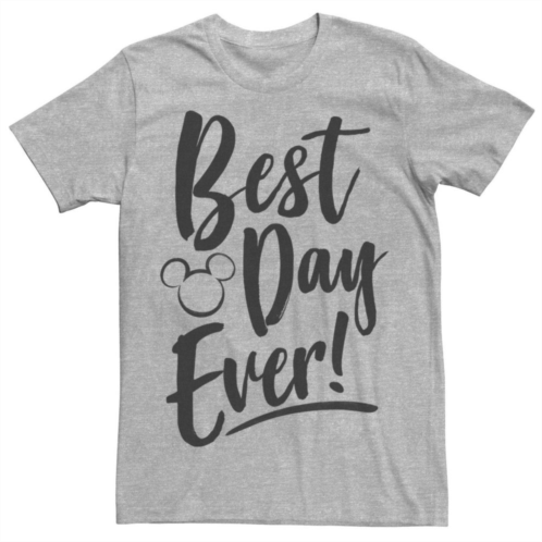 Licensed Character Disney Mens Park Best Day Every Mickey Head Silhouette Tee