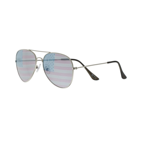Mens Sonoma Goods For Life 57mm Americana Aviator Sunglasses