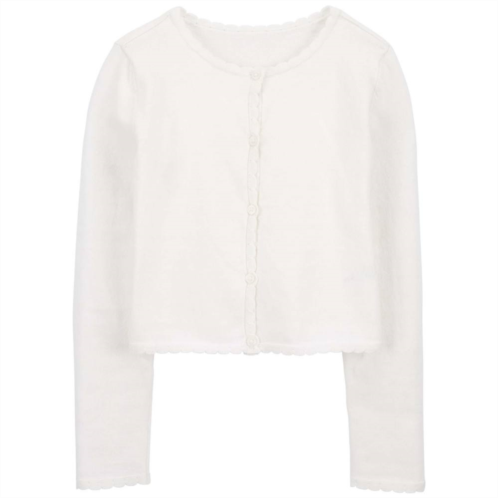 Girls 4-12 Carters Button-Front Cardigan