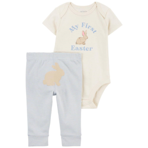 Baby Carters 2-Piece My First Easter Romper & Pants Set