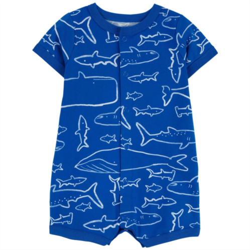 Baby Boy Carters Whale Snap-Up Romper