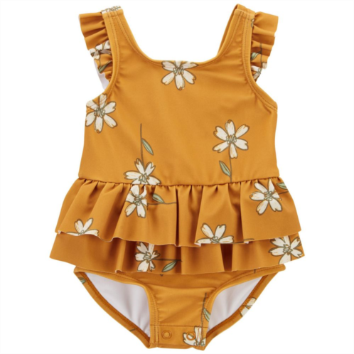 Baby Girl Carters Floral 1-Piece Swimsuit
