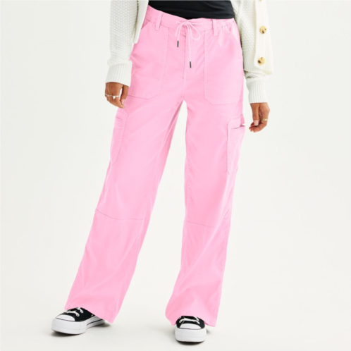 Juniors SO High Rise Relaxed Cargo Pant