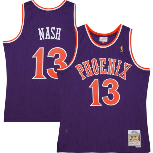 Unbranded Mens Mitchell & Ness Steve Nash Purple Phoenix Suns 2005/06 Hardwood Classics Swingman Jersey